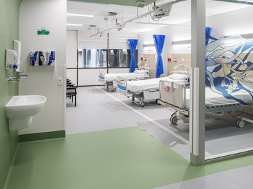 Sir Charles Gairdner Hospital: Eternal vinyl flooring for hospital rooms